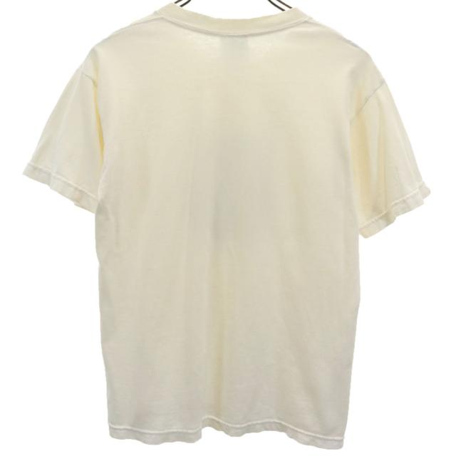 ギルダン 90s おさるのジョージ 半袖 Tシャツ L アイボリー系 GILDAN オールド メンズ