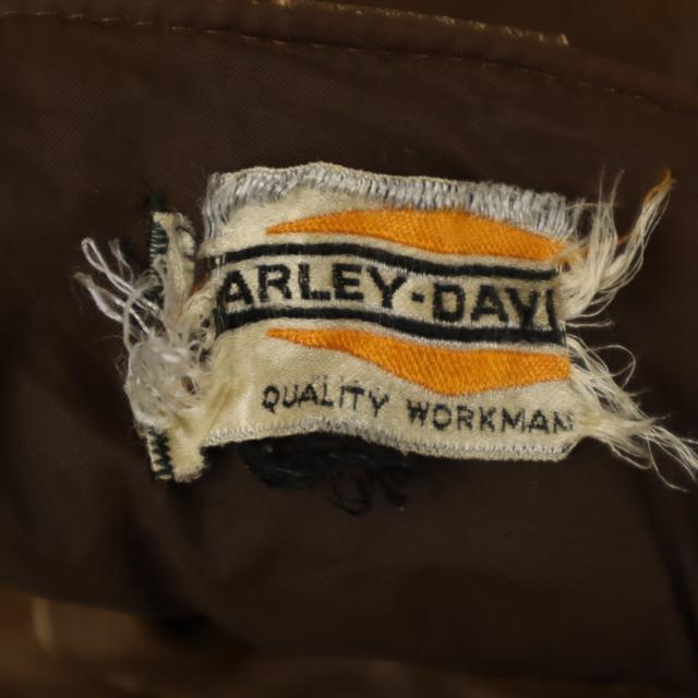 ハーレーダビッドソン 60s ヴィンテージ モーターサイクル レザーパンツ ブラウン HARLEY DAVIDSON メンズ