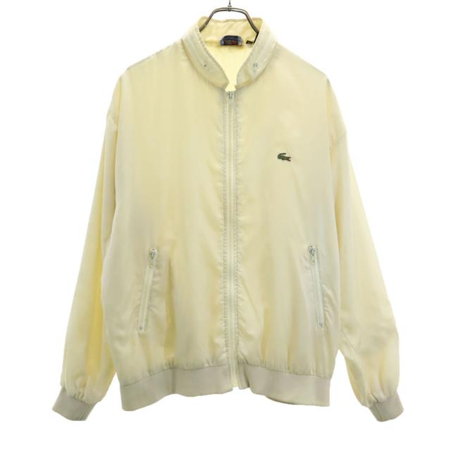 アイゾットラコステ 70s 青円タグ ヴィンテージ ナイロンジャケット XL アイボリー系 IZOD LACOSTE メンズの通販は 4,807円