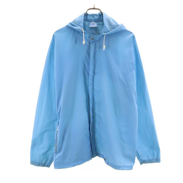 アディダス 80s ヴィンテージ トレフォイルロゴ ナイロンジャケット 180 ブルー系 adidas メンズ