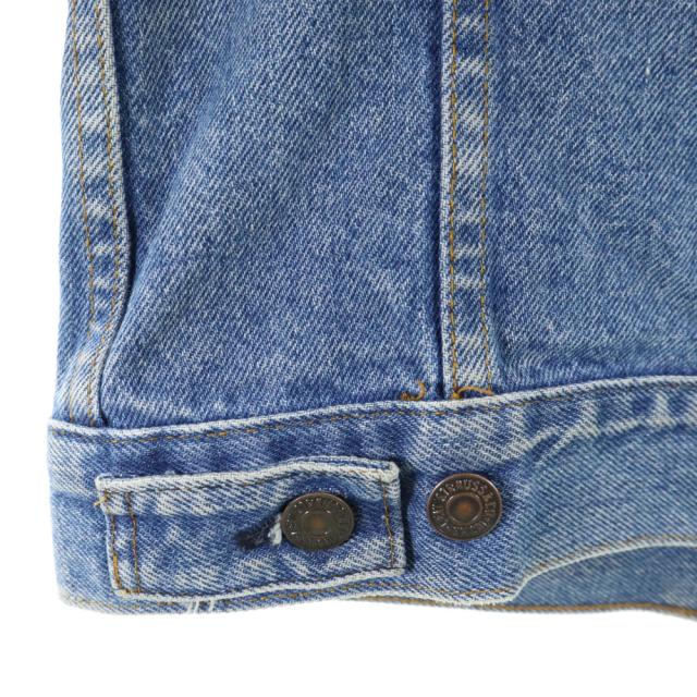 リーバイス 80s 70904 USA製 オレンジタブ デニムジャケット 36 ブルー Levi’s ジージャン 襟コーデュロイ メンズ リーバイス 80s 70904 USA製 オレンジタブ デニムジャケット 36 ブルー