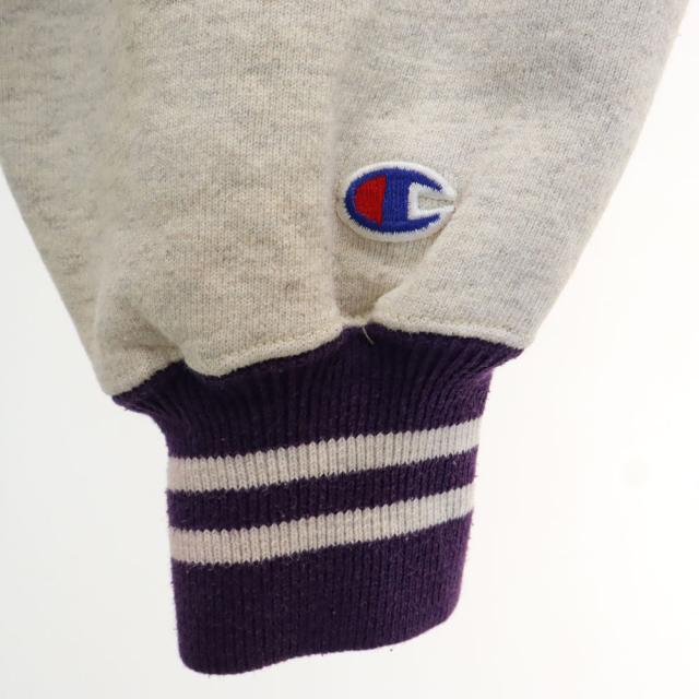 チャンピオン 90s USA製 刺繍タグ NBA 長袖 リバースウィーブ スウェット トレーナー L アイボリー系 Champion 裏起毛 メンズ_5