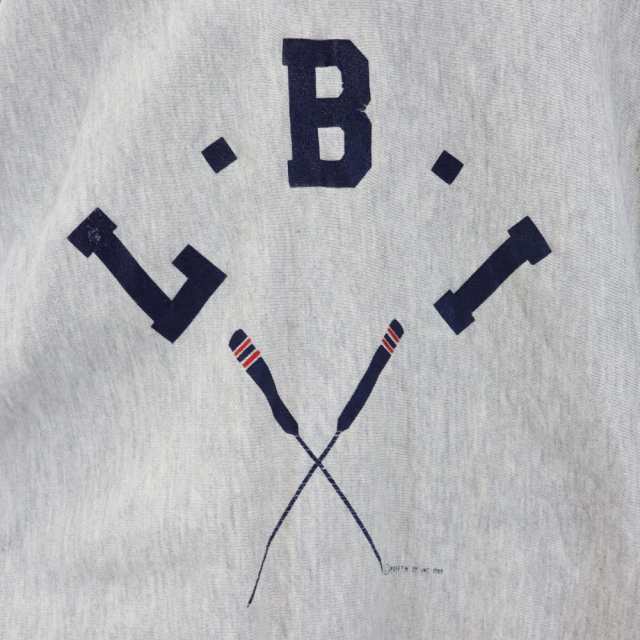 チャンピオン 90s USA製 刺繍タグ NBA L.B.I 長袖 リバース