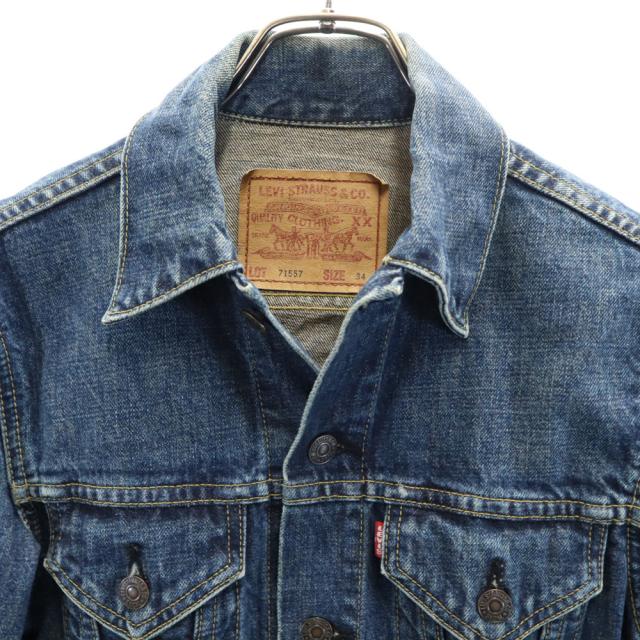 Levi's トラッカージャケット インディゴ 71557 楽天市場】Levi's リーバイス 71557 ボタン裏J22 日本製