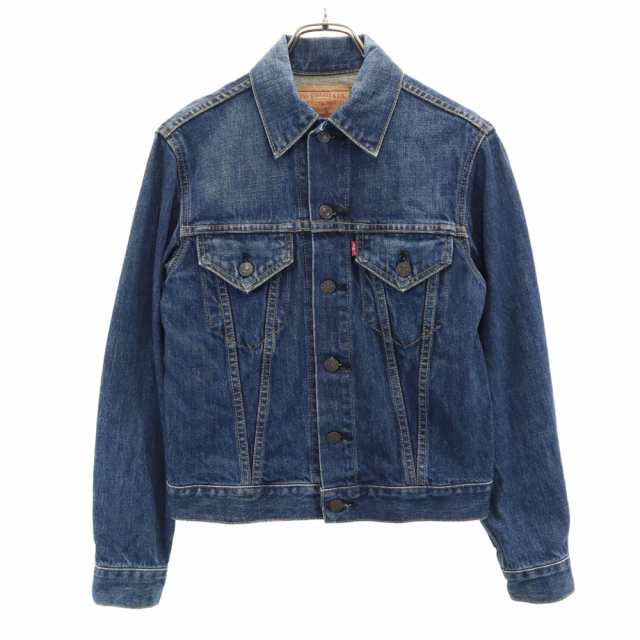 リーバイス 90s 557 日本製 オールド 復刻 ビッグE デニムジャケット 34 インディゴブルー Levi’s トラッカー ジージャン メンズ