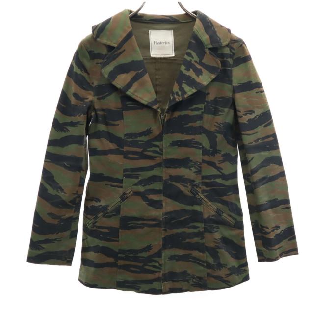 hysterics ヒステリックス　レディース　迷彩 ミリタリージャケット　S HYSTERIC GLAMOUR ヒステリックグラマー 02193AB08 TRIANGLE