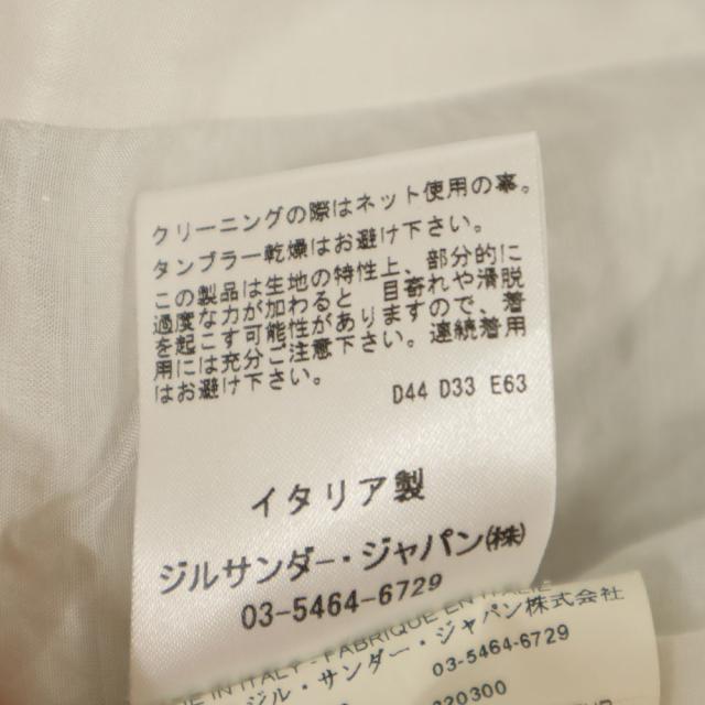 ジルサンダー リネン100％ イタリア製 スカートスーツ 上下セットアップ 38/不明 グレー JIL SANDER レディース_9