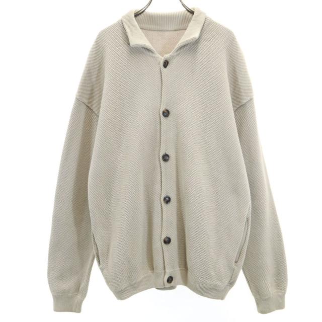 クレプスキュール 日本製 コットンニット ジャケット 1 ベージュ crepuscule メンズの通販は