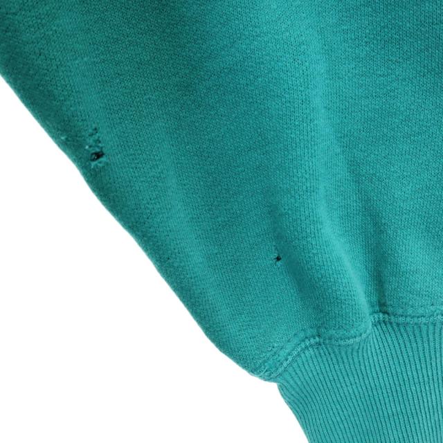チャンピオン 90s リバースウィーブ オールド 刺繍タグ 長袖 スウェット トレーナー XL グリーン Champion 裏起毛 メンズ_6