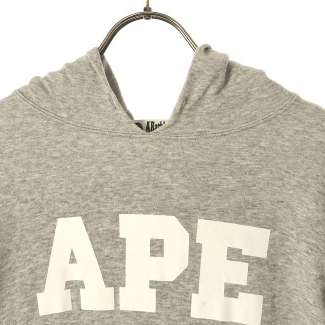 アベイシングエイプ 日本製 長袖 パーカー S グレー A BATHING APE