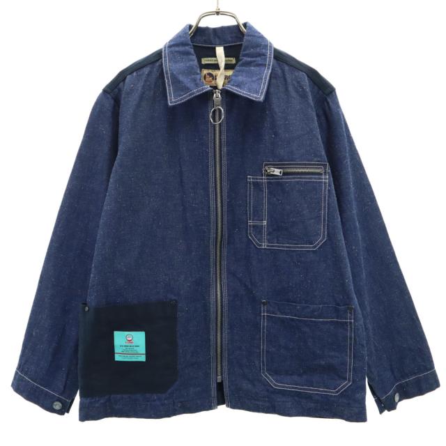ライブロ ナイジェルケーボン デニム ワークジャケット 42 インディゴブルー LYBRO メンズ