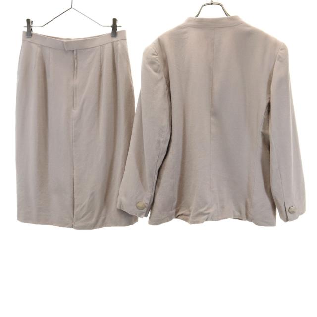 ジバンシィ グラマー ウール スカートスーツ 上下セットアップ 13 ベージュ系 GIVENCHY GLAMORUR レディース