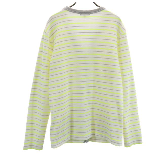 コムデギャルソンオムプラス 2009年 00s 日本製 ボーダー柄 長袖 Vネック カーディガン S COMME des GARCONS HOMME PLUS メンズの通販は コムデギャルソンオムプラス 2009年 00s 日本製 ボーダー柄 長袖 Vネック カーディガン S COMME des GARCONS HOMME PLUS メンズの通販は