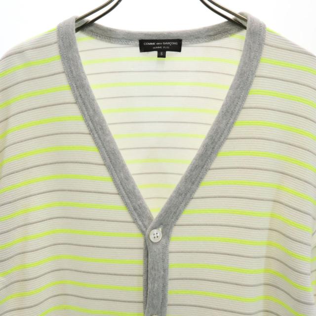 コムデギャルソンオムプラス 2009年 00s 日本製 ボーダー柄 長袖 Vネック カーディガン S COMME des GARCONS HOMME PLUS メンズの通販は コムデギャルソンオムプラス 2009年 00s 日本製 ボーダー柄 長袖 Vネック カーディガン S COMME des GARCONS HOMME PLUS メンズの通販は