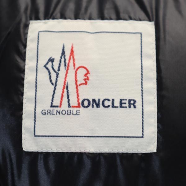MONCLER モンクレール ロゴ刺繍 ダウンジャケット 4 グレー メンズ_8