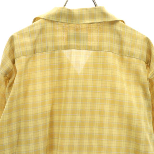 60's ARROW（アロー）コットン オープンカラーboxシャツ ヴィンテージ