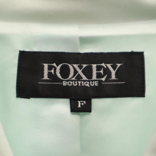 FOXEY フォクシー 日本製 コート F ブルー系 レディース_7