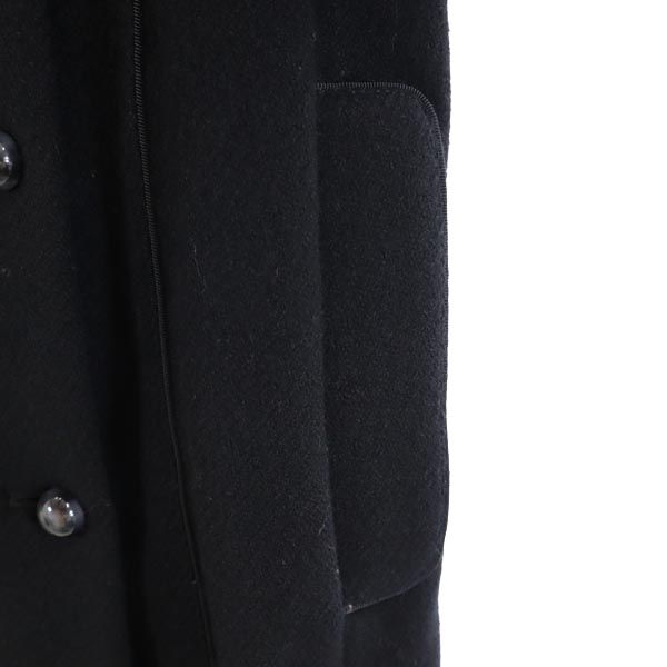 未使用 MARC BY MARC JACOBS マークバイマークジェイコブス ウールブレンド ピーコート 4 ブラック レディース_5
