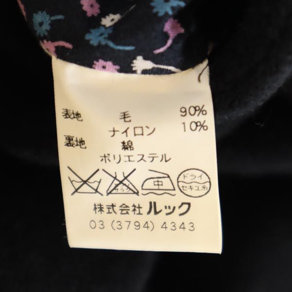 未使用 MARC BY MARC JACOBS マークバイマークジェイコブス ウールブレンド ピーコート 4 ブラック レディース_8