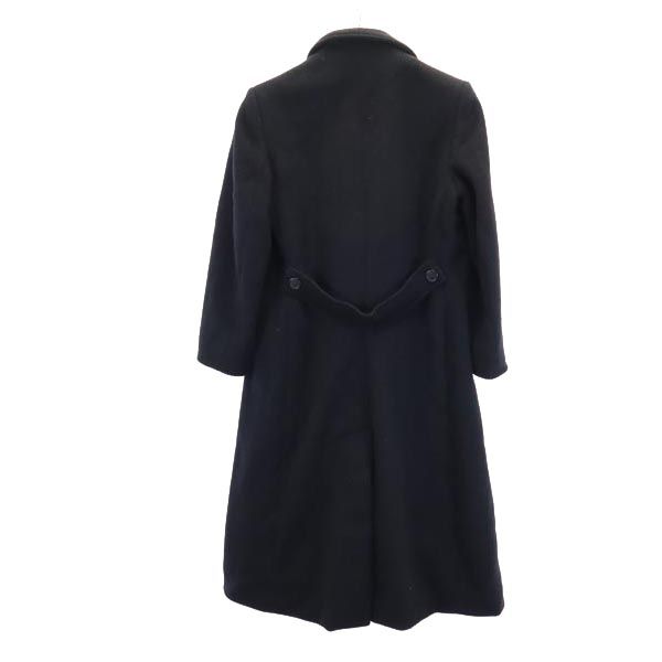 sport max コート SPORTMAX ブラック ウールコート着丈122㌢ サイズ38