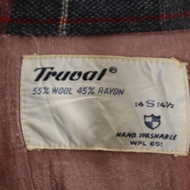 Truval 50s 60s 開襟 オープンカラー ヴィンテージ ボックスシルエット