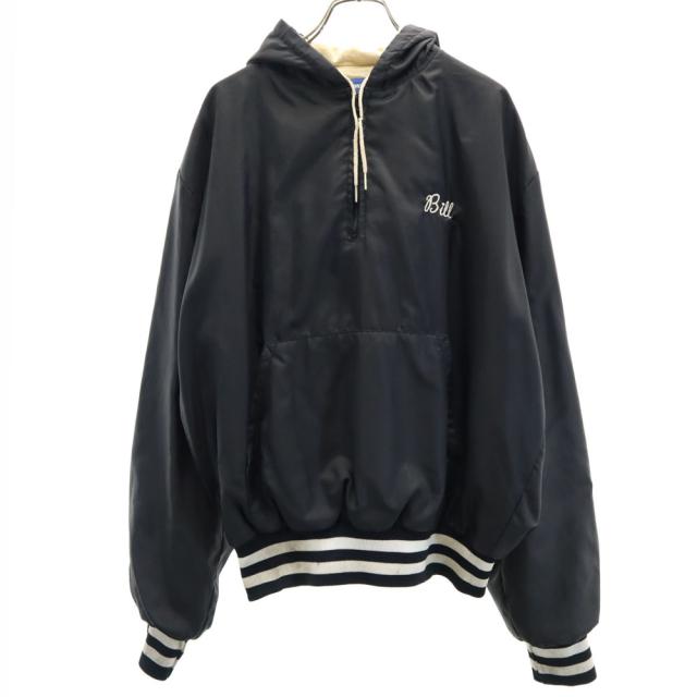 ホロウェイ 70s 80s USA製 ハーフジップ ジャケット L ブラック Holloway プルオーバー メンズ 5,322円