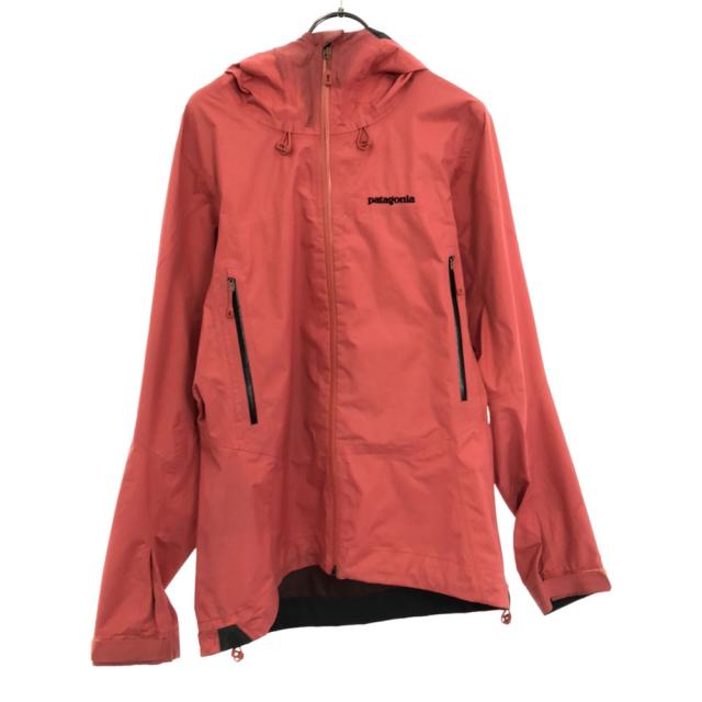 パタゴニア GORE-TEX ロゴ刺繍 ハードシェル ジャケット S レッド patagonia アウトドア レディース
