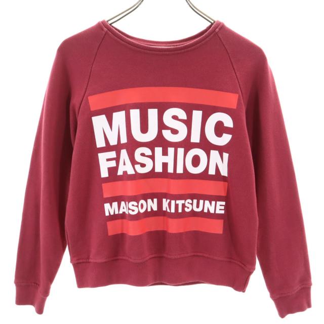 MAISON KITSUNE' - メゾンキツネ 長袖 トレーナー XS えんじ MAISON KITSUNE レディース メゾンキツネ 長袖 トレーナー XS えんじ MAISON KITSUNE