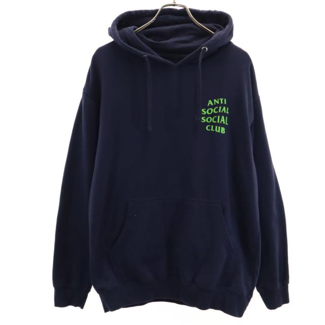 アンチソーシャルソーシャルクラブ USA製 バックプリント 長袖 スウェットパーカー M ANTI SOCIAL SOCIAL CLUB INDEPENOENT メンズ