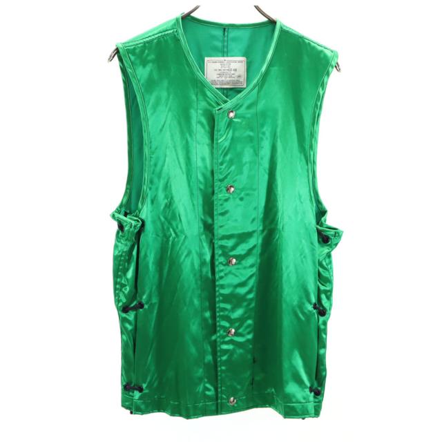 アメリカ海軍 80s ヴィンテージ DLA ラインクルーマン ベスト S グリーン US NAVY US NEVY VEST GROUND CREWMAN’S メンズ