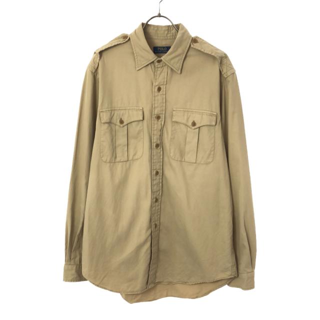 RRLミリタリーシャツ RRL ダブルアールエル ヘリンボーン ミリタリー