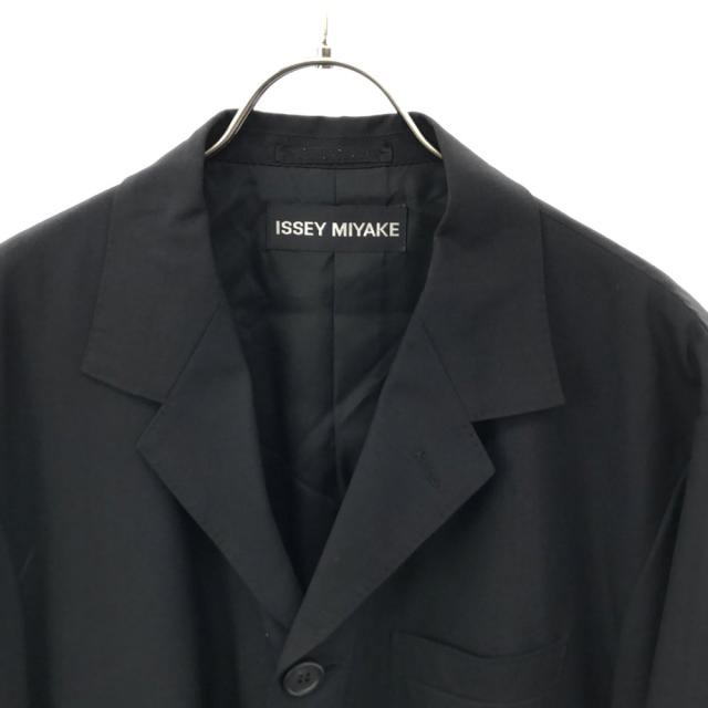 ISSEY MIYAKE イッセイミヤケ テーラードジャケット ブラック M ISSEY