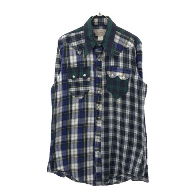 ロックマウントランチウェア 70s レインボータグ チェック柄 ウエスタンシャツ M rockmount ranch wear オールド ヴィンテージ メンズの通販は 9,680円