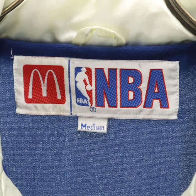 NBA 90s × マクドナルド オールド コーチジャケット M アイボリー NBA NBA × McDonald バスケットボール メンズ NBA 90s × マクドナルド オールド コーチジャケット M アイボリー NBA