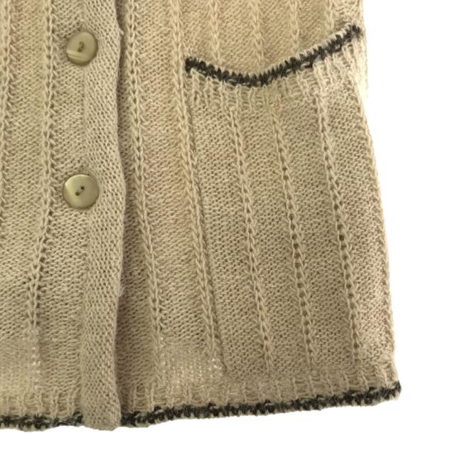 エンポリオアルマーニ 90s イタリア製 アルパカブレンド ニットベスト 40 ベージュ系 Emporio Armani オールド レディース grm-8763_002.jpg