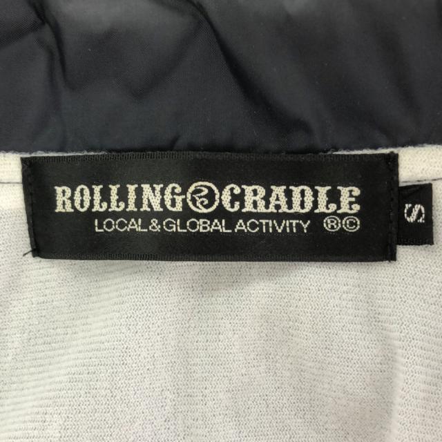 ローリングクレイドル スラッシャー コラボ バックプリント コーチジャケット S ネイビー ROLLING CRADLE THRASHER メンズ_7