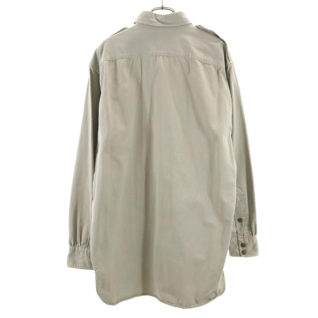 RRL 90s 赤3星 初期タグ オールド 長袖 ワークシャツ M グレージュ ダブルアールエル RALPH LAUREN メンズ_1