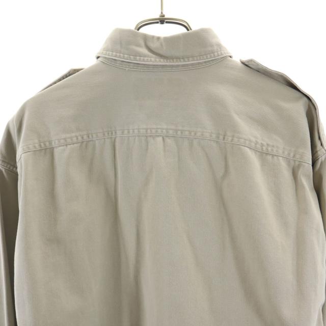 RRL 90s 赤3星 初期タグ オールド 長袖 ワークシャツ M グレージュ ダブルアールエル RALPH LAUREN メンズ_2