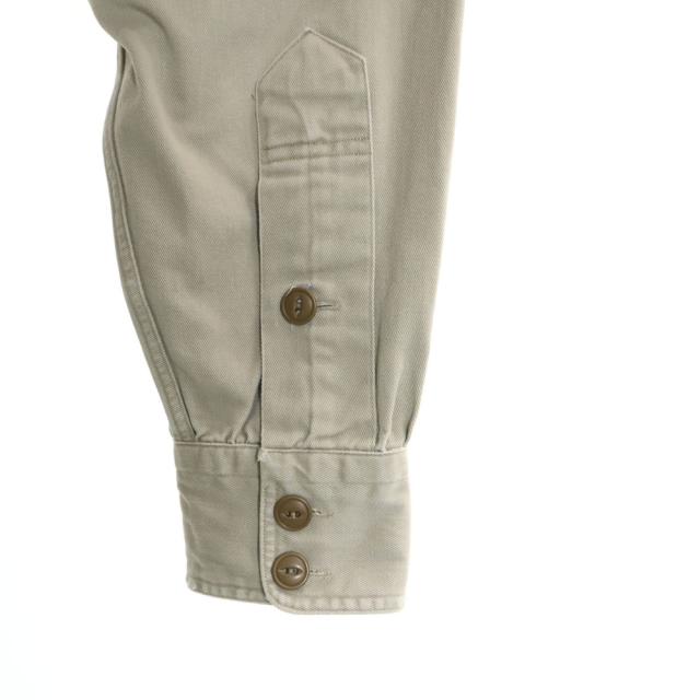 RRL 90s 赤3星 初期タグ オールド 長袖 ワークシャツ M グレージュ ダブルアールエル RALPH LAUREN メンズ_3