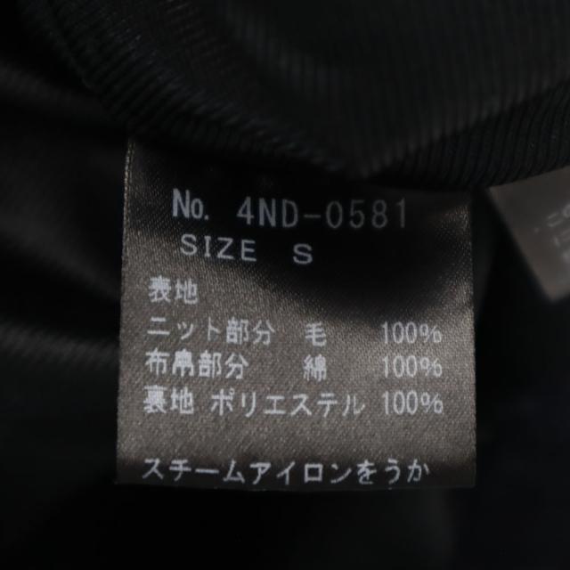 ヒステリックグラマー ノルディック柄 ニットジャケット S ネイビー HYSTERIC GLAMOUR ブルゾン メンズ_6