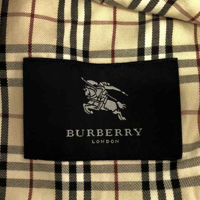 バーバリーロンドン キルティングジャケット ベージュ系 BURBERRY LONDON 裏チェック柄 レディース