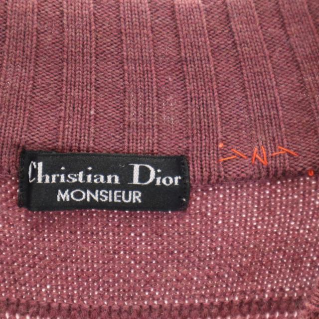 クリスチャンディオール ムッシュ 90s ウール オールド 長袖 モックネック セーター L Christian Dior MONSIEUR ニット メンズ