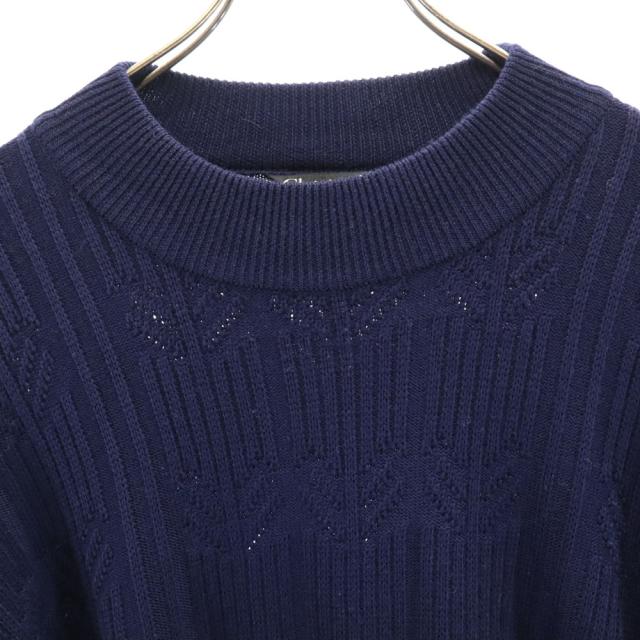 クリスチャンディオールスポーツ 90s ウール オールド 長袖 セーター ネイビー Christian Dior SPORTS ニット メンズ