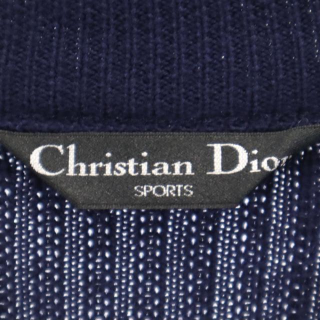 クリスチャンディオールスポーツ 90s ウール オールド 長袖 セーター ネイビー Christian Dior SPORTS ニット メンズ