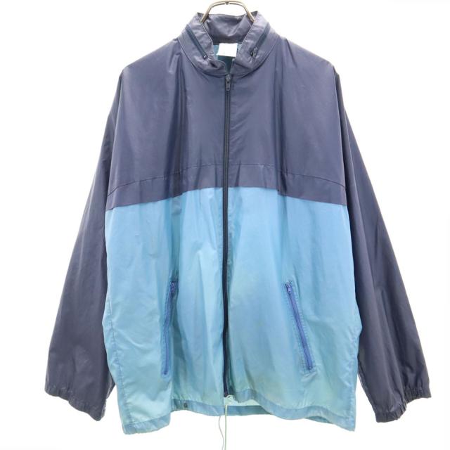 アディダス 80s 万国旗タグ ヴィンテージ ナイロンジャケット 50 チャコールネイビー 他 adidas ウィンドブレーカー メンズ