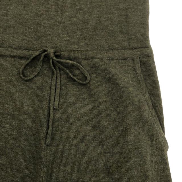 アメリ 長袖 ニット カーディガン 上下セットアップ S カーキ AMERI UNDRESSED サロペット レディース