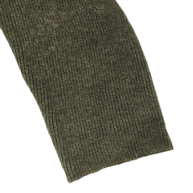 アメリ 長袖 ニット カーディガン 上下セットアップ S カーキ AMERI UNDRESSED サロペット レディース