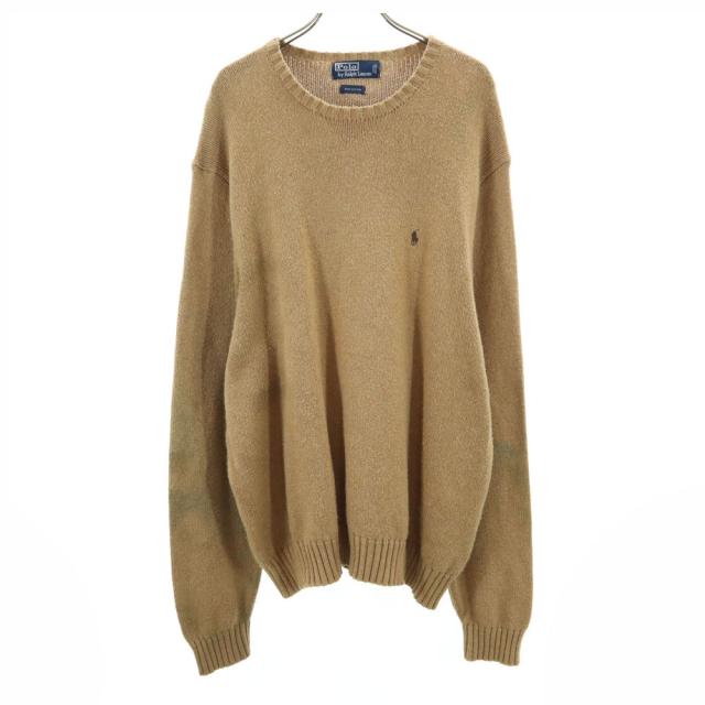 ポロバイラルフローレン 90s オールド 長袖 セーター ブラウン Polo by Ralph Lauren ニット メンズの通販は