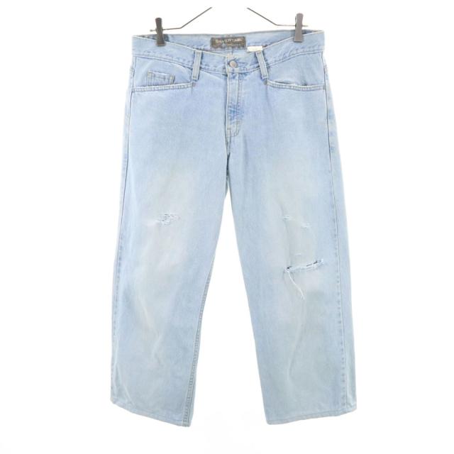 リーバイス シルバータブ ストレートデニムパンツ 9 アイスブルー Levi’s ジーンズ SILVER TAB レディース