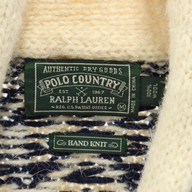 ポロカントリー ラルフローレン 90s ウール オールド ハンドニット ノルディック柄 長袖 セーター POLO COUNTRY RALPH LAUREN メンズ_6